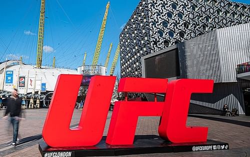 The O2 Arena ahead of UFC London (Image courtesy of @ufc ig)