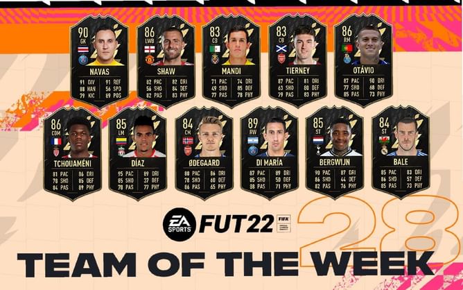 FIFA 22 Ultimate Team SBC: Full list of Team Of The Week 28 (TOTW 28) cards revealed in FUT 22