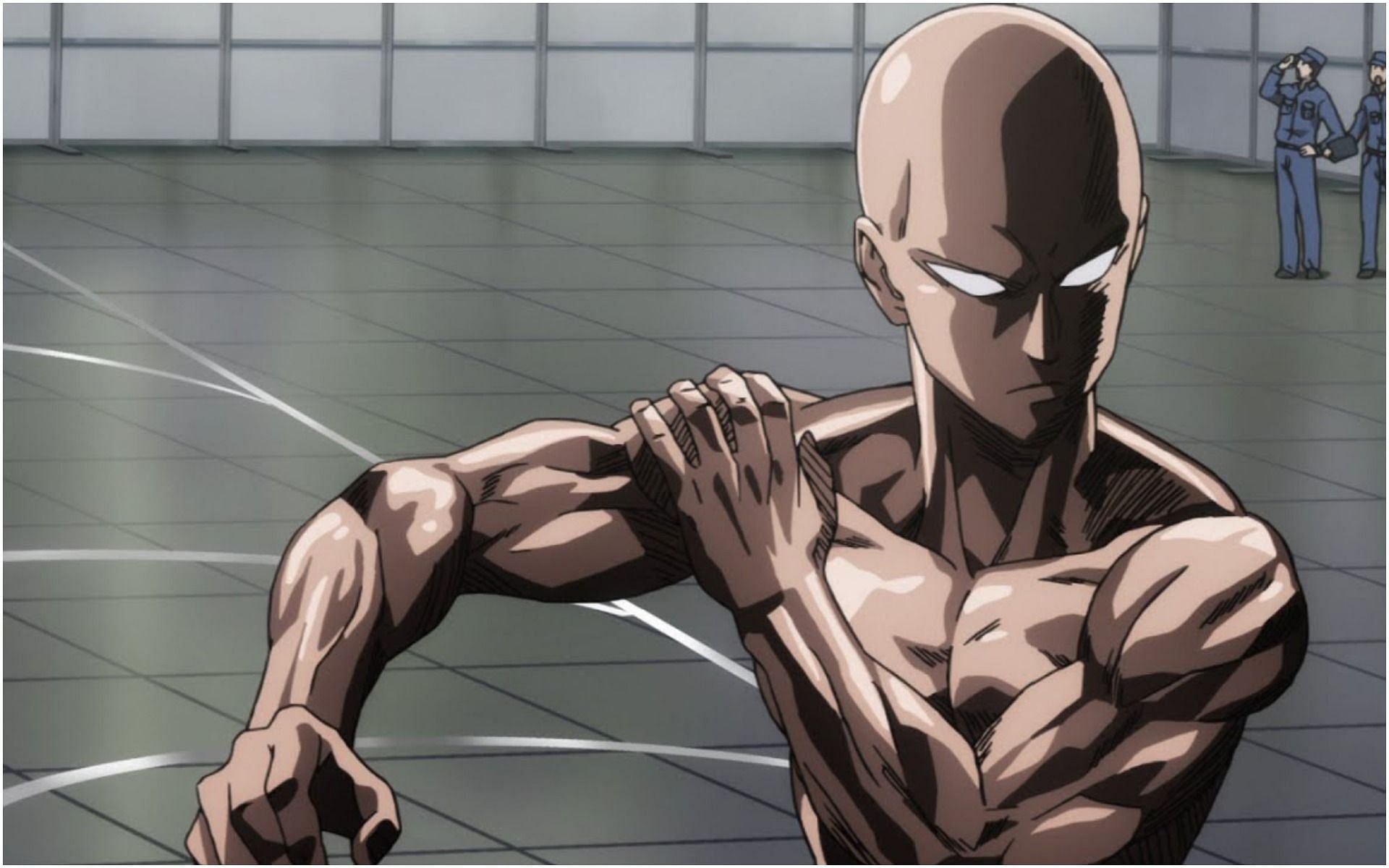 Is Saitama capable of showing emotions? (Image via Netflix)