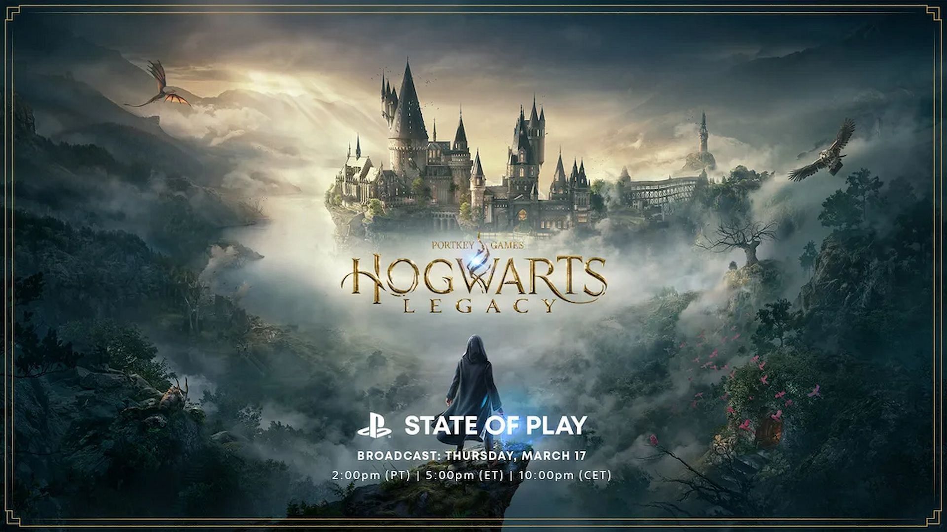Fans of the upcoming Hogwarts Legacy will be able to see brand new gameplay footage at the upcoming State of Play event on March 17 (Image via Avalanche Software)