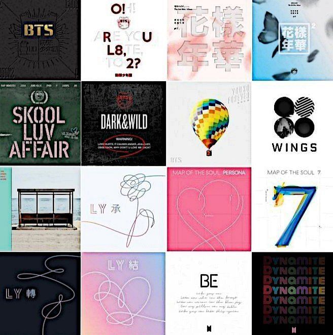 How many songs does BTS have in total?