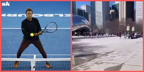 Naomi Osaka spends time in Chicago ahead of Indian Wells 