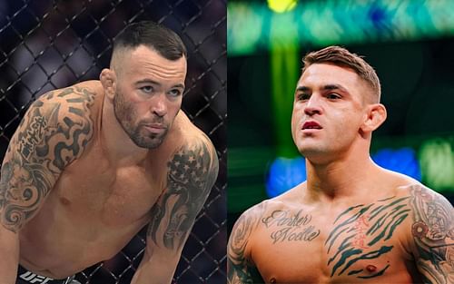 Colby Covington [left], Dustin Poirier [right]