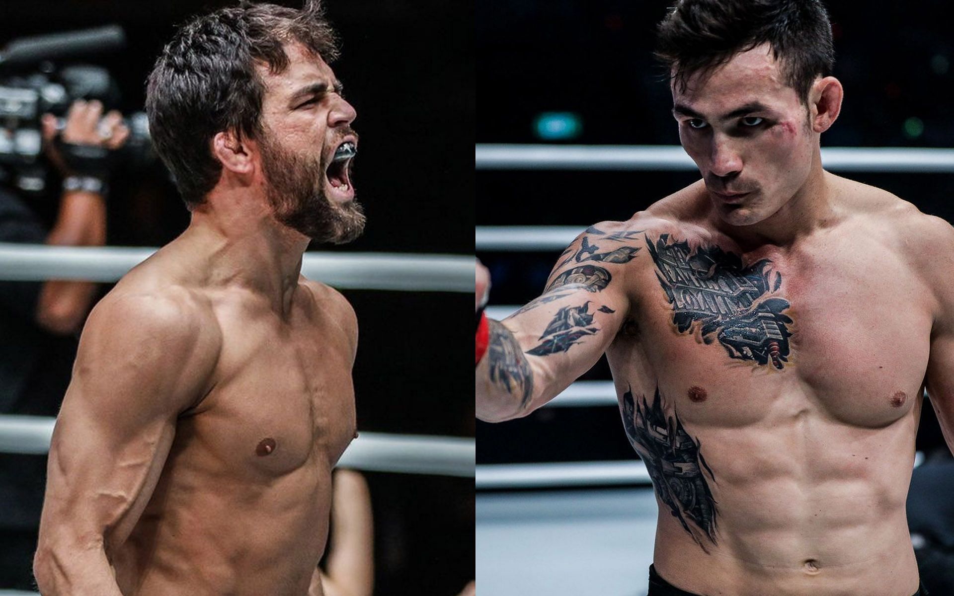 Thanh Le (Right) is excited to finally meet Garry Tonon (Left) in the Circle. | [Photos: ONE Championship]