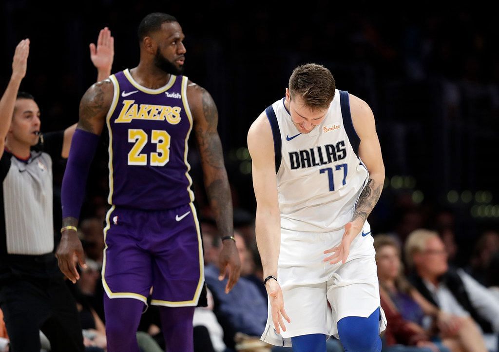 The LA Lakers had no answer for Luka Doncic&#039;s mesmerizing and magical big-game talent. [Photo: Lakers Daily]