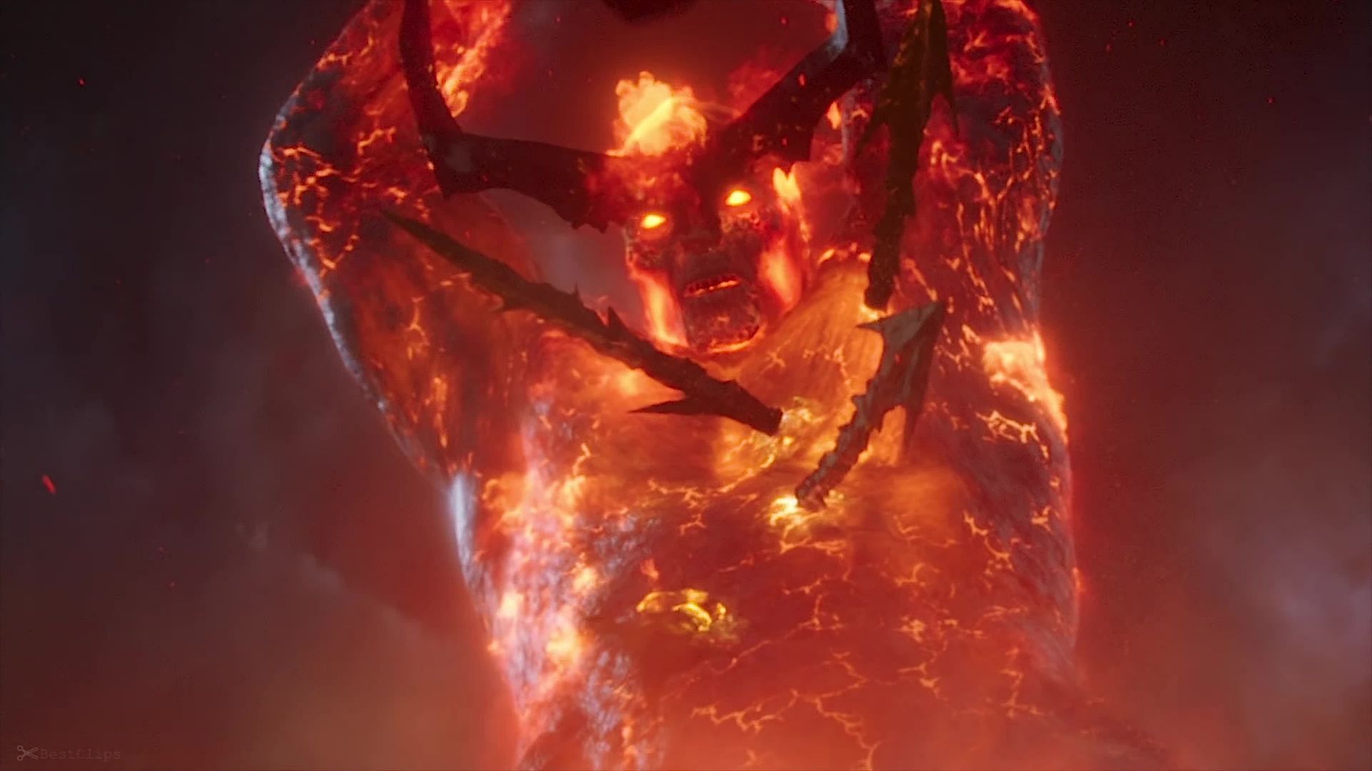 Surtur was voiced by Clancy Brown (Image via Disney)