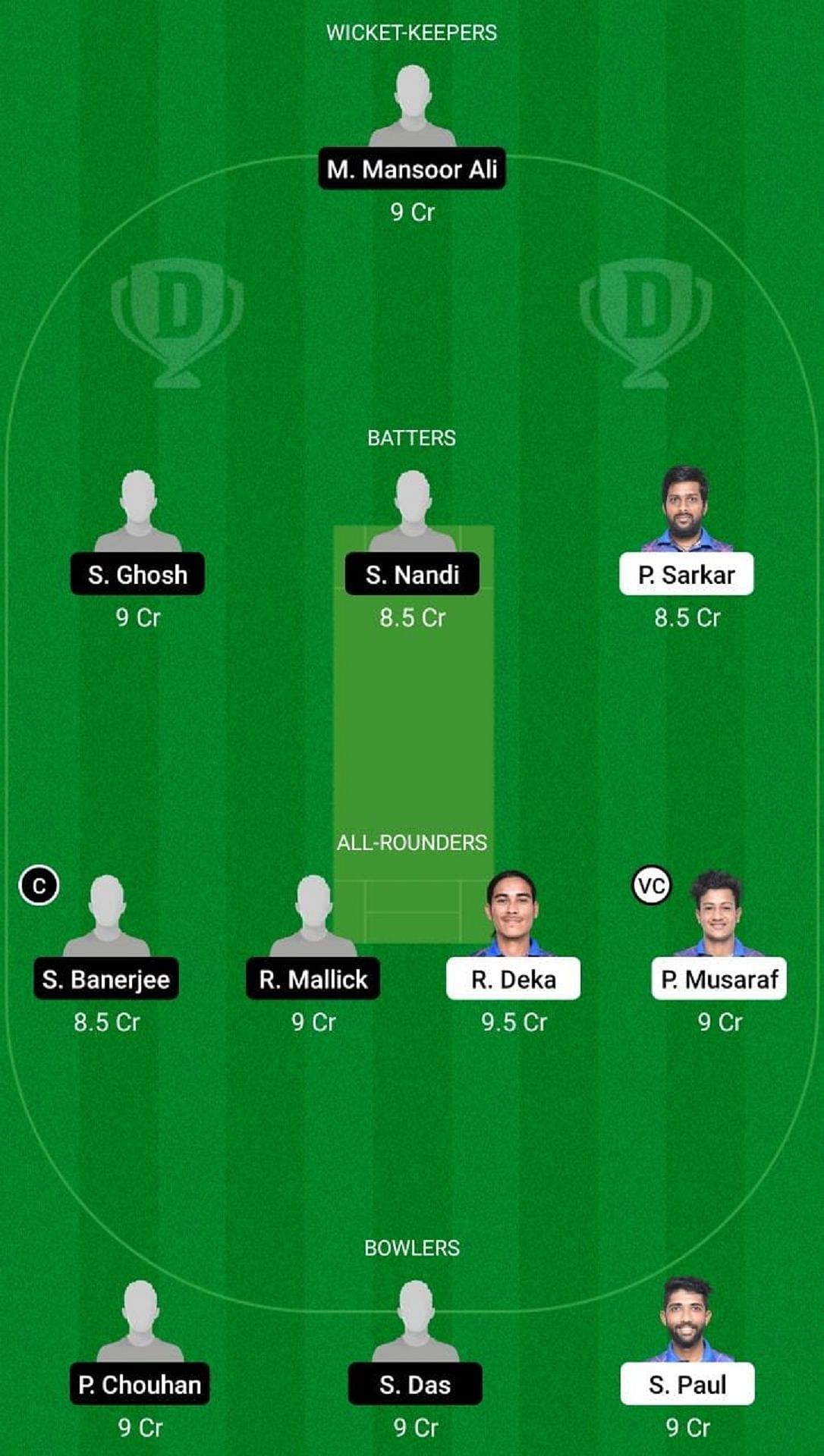 ICL vs TCC Dream11 Fantasy Suggestion #1