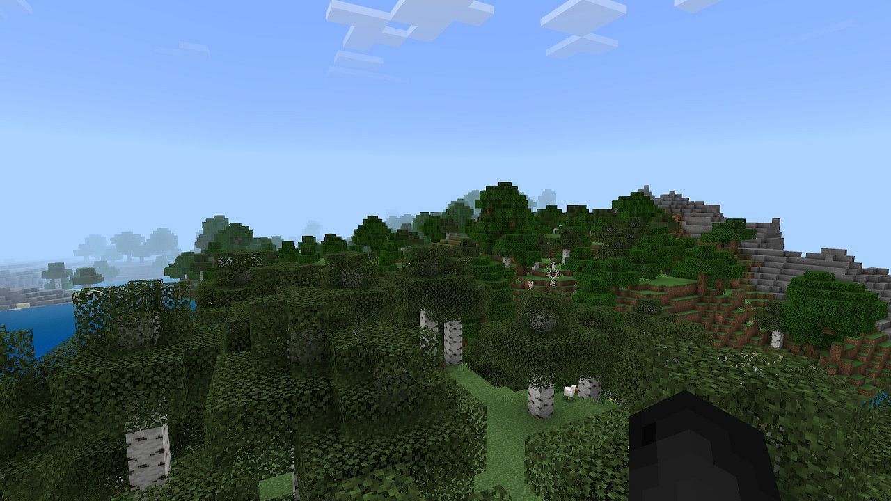 Players are able to spawn near a Blacksmith Village which can give players access to some diamonds (Image via Minecraft)