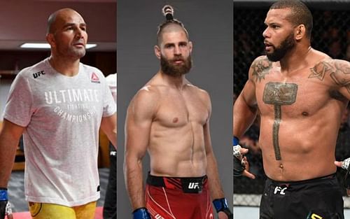 Glover Teixeira, Jiri Prochazka, and Thiago Santos