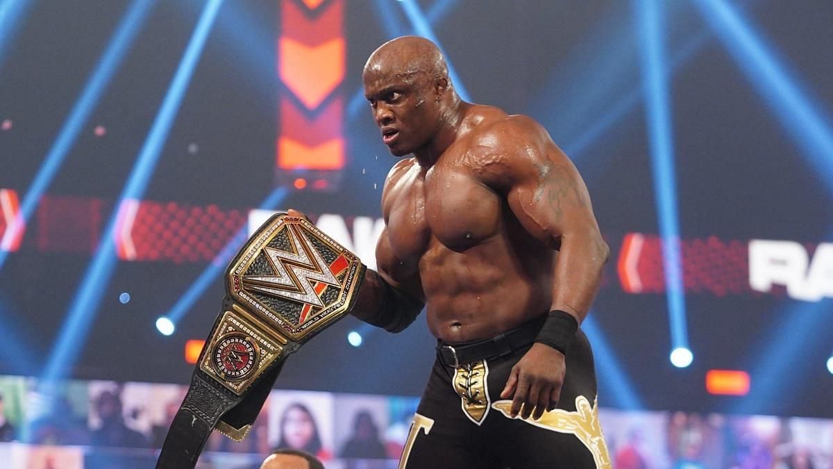 Bobby Lashley was WWE Champion when he suffered a shoulder injury