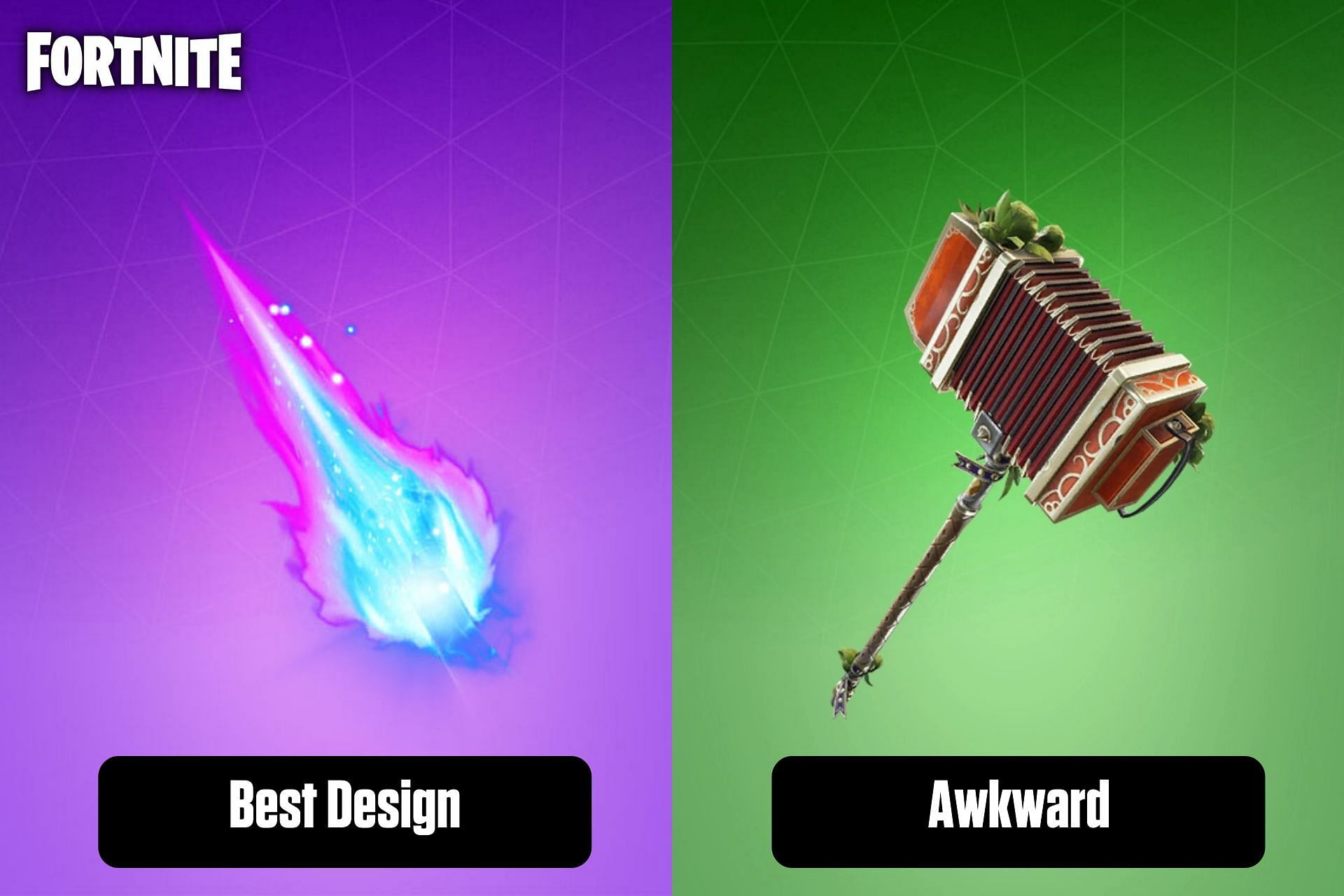 3 pickaxes with the best designs &amp; 3 that look awkward (Image via Sportskeeda)