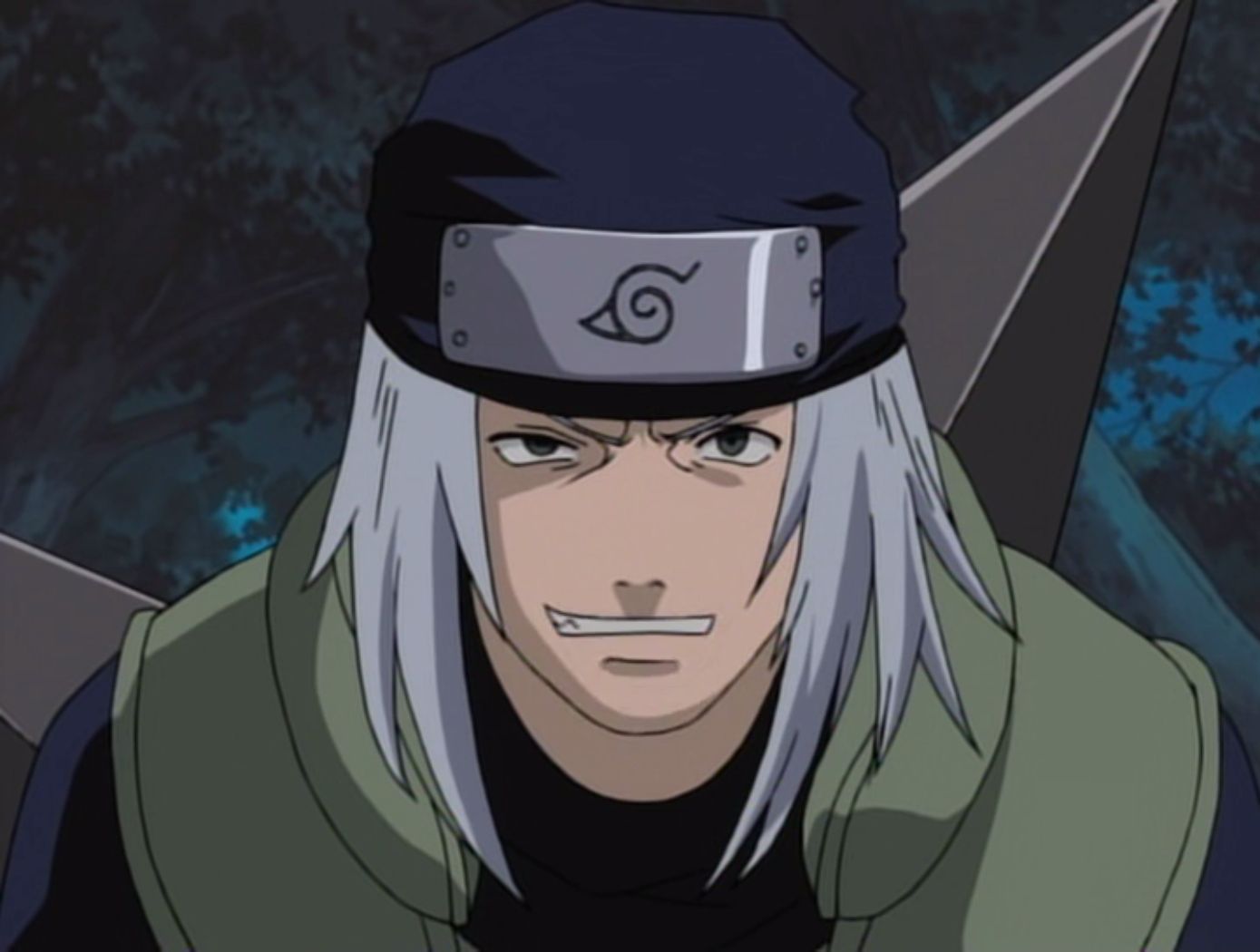 Mizuki during his fight with Iruka and Naruto (Image via Studio Pierrot)