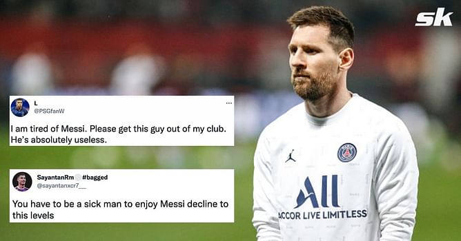 Twitter explodes as Lionel Messi disappoints again in PSG's 1-0 loss to Nice