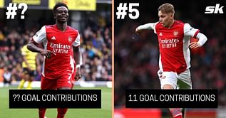 5 players aged 21 and below with most goal contributions in Europe this season (2021-22)