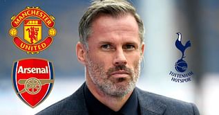 Jamie Carragher predicts who will finish in fourth place between Arsenal, Manchester United, and Tottenham