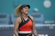 Osaka at the 2022 Miami Open.