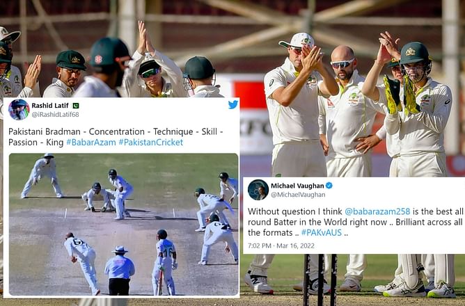 "Pakistani Bradman"- Twitterati heaps praise on Babar Azam for helping Pakistan draw the Karachi Test against Australia