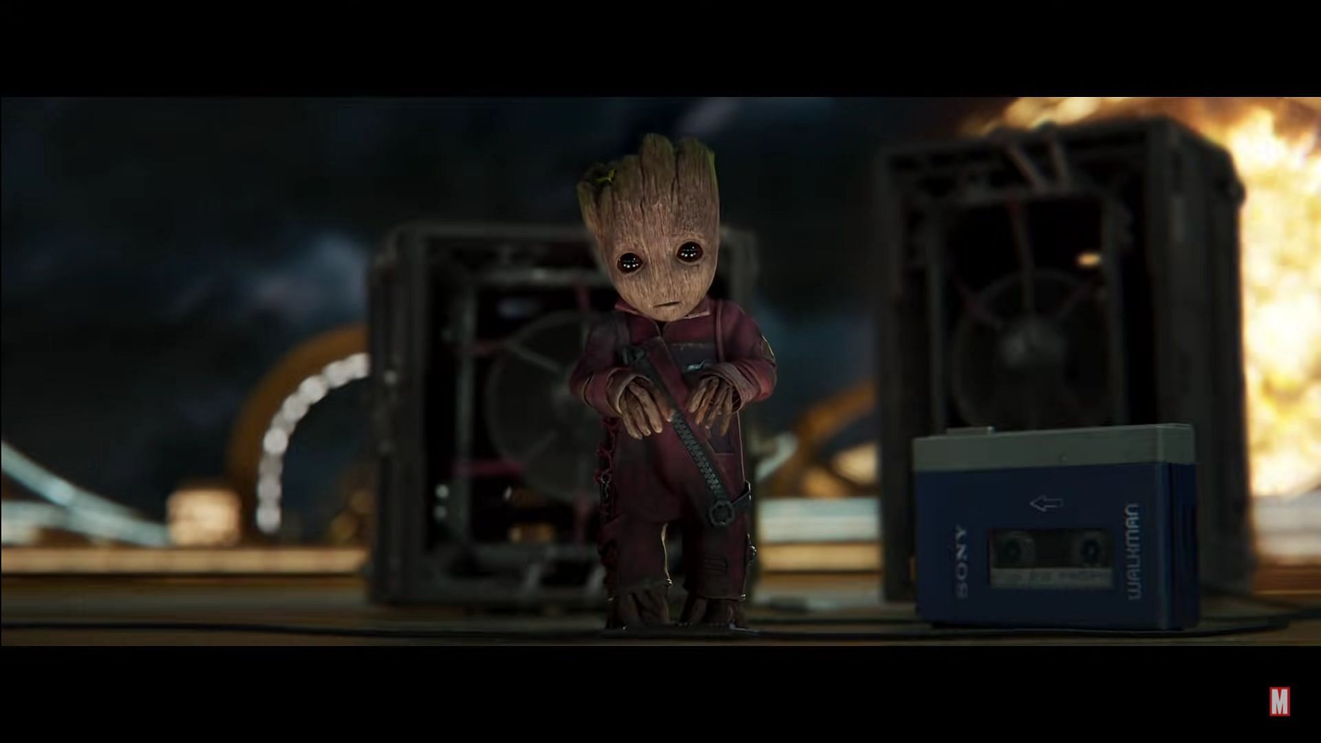 Baby Groot in Guardians of the Galaxy 2 (Image via Marvel)