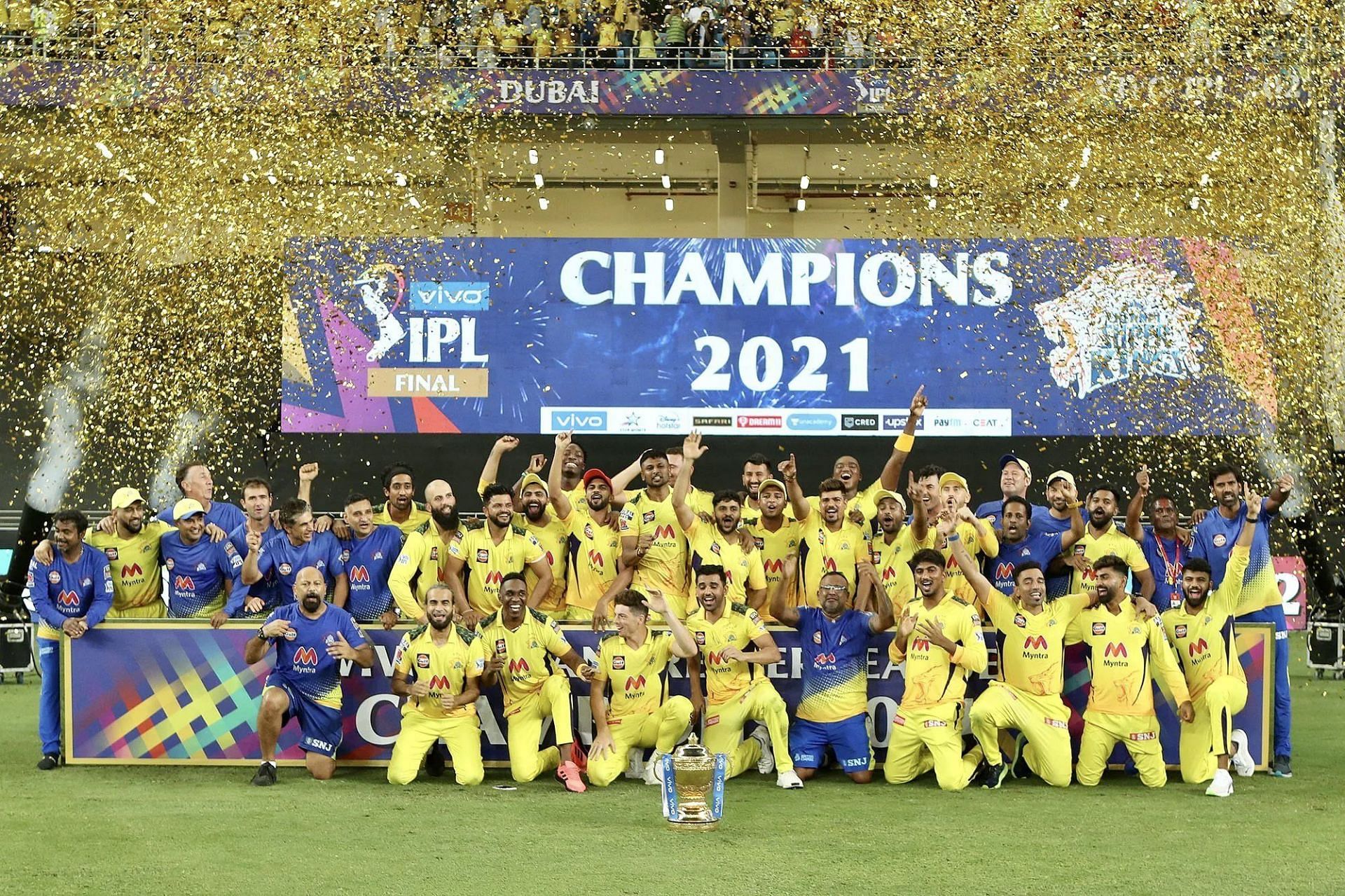Chennai Super Kings will be the defending champions in IPL 2022 (Image: IPL)