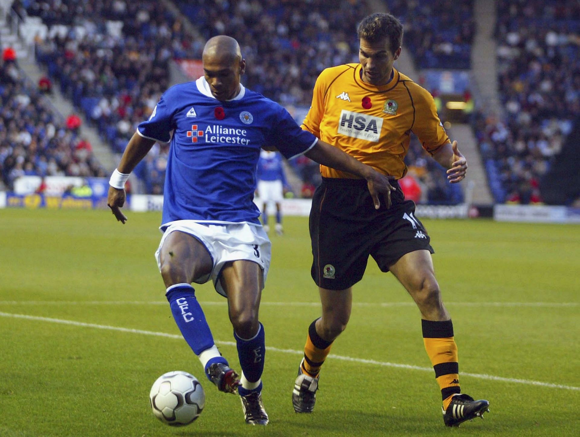 Frank Sinclair&#039;s (left) career was blighted with mistakes