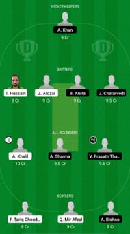 ALZ vs MSK Dream11 Prediction - ECL T10