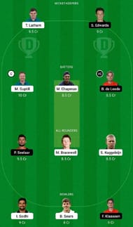 NZ vs NED Dream11 Fantasy Tip #1