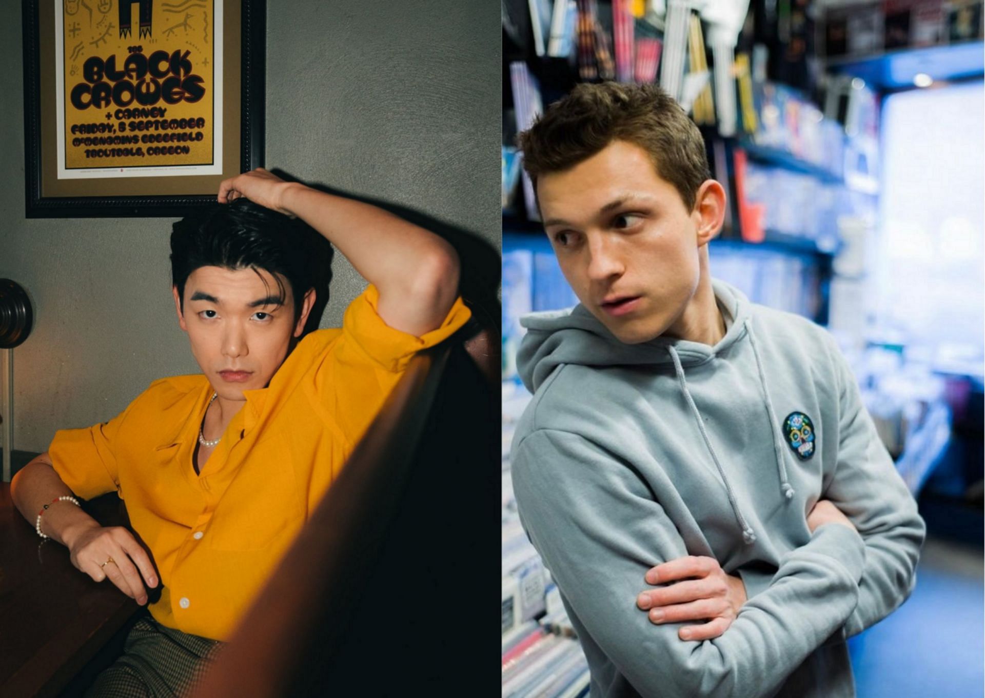 Netizens are claiming that Tom Holland&#039;s comment was slightly inappropriate (Images via ericnamofficial and TomHolland1996/Twitter)