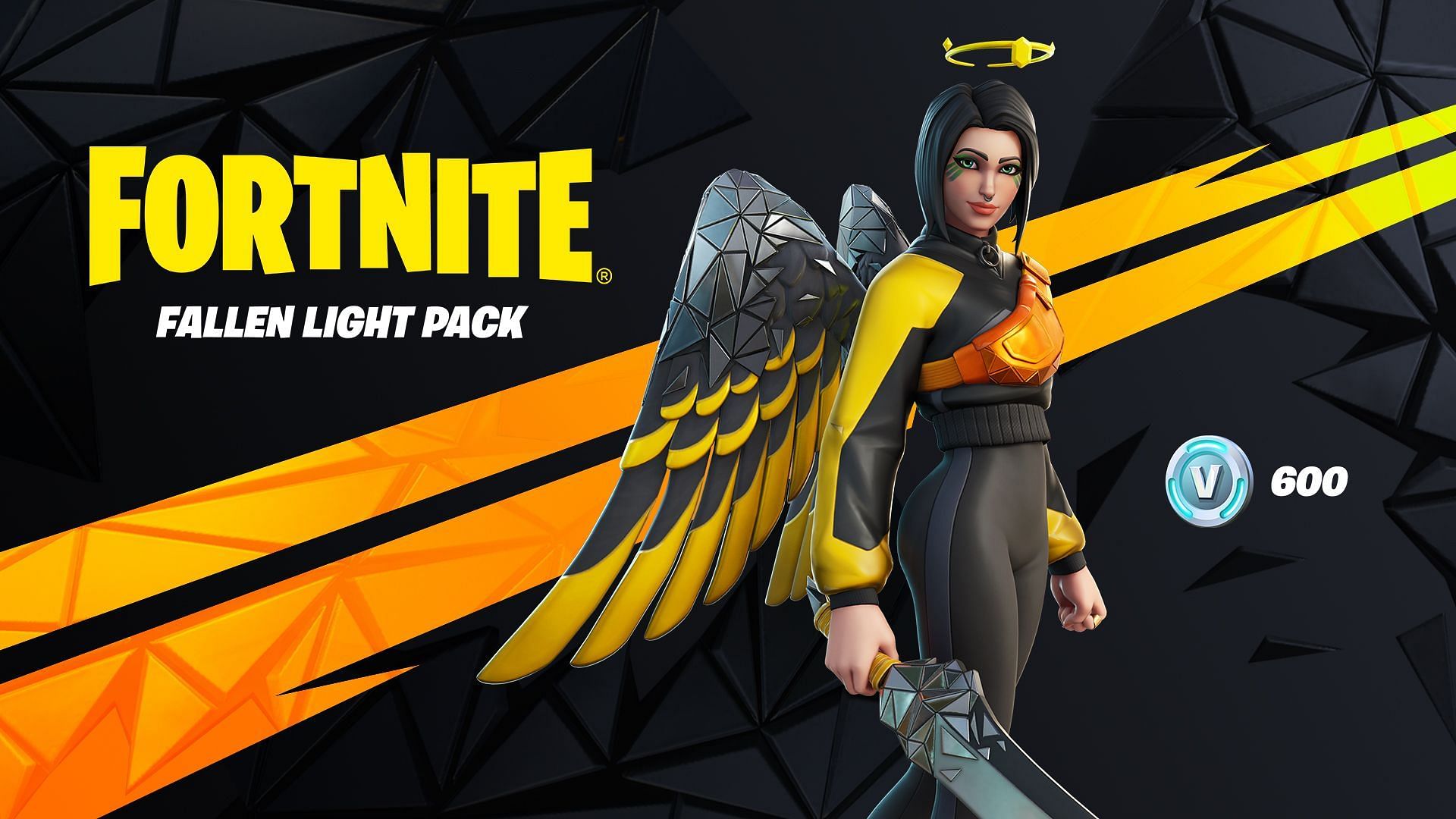 A look at the Fallen Light Pack, one of several Fortnite starter packs (Image via Epic Games)