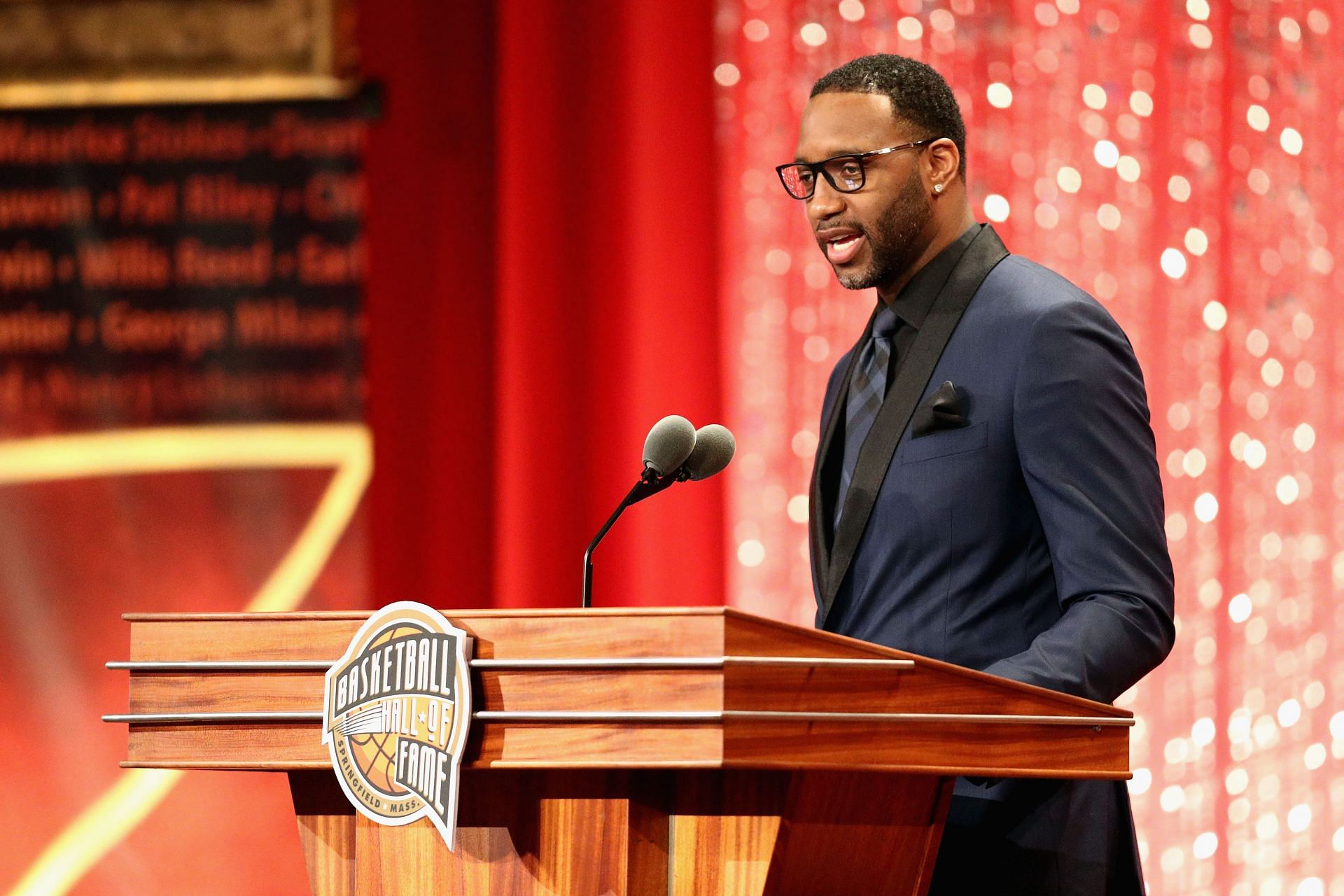 Naismith Memorial Basketball Hall of Fame Class of 2017 enshrinee Tracy McGrady.