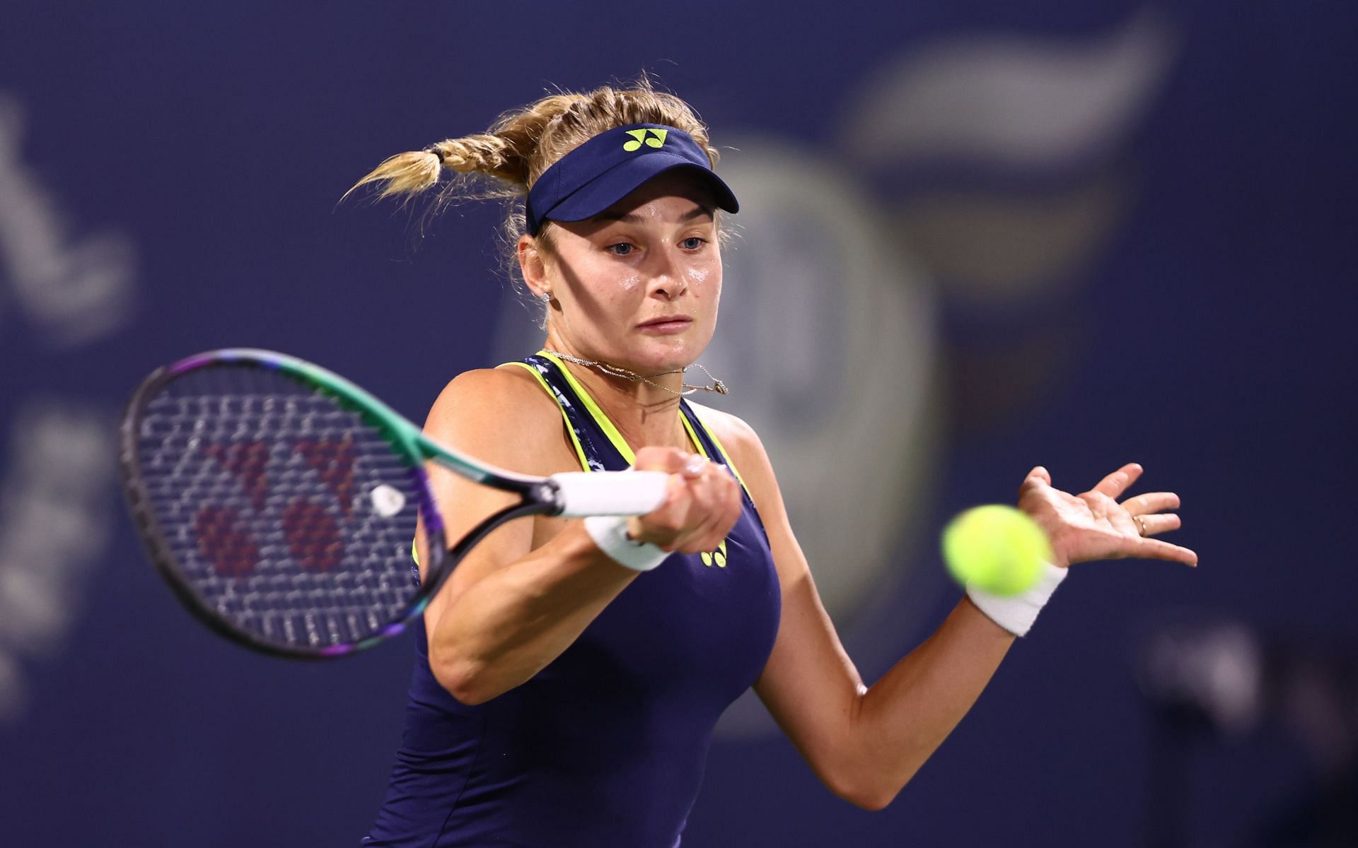 Dayana Yastremska at the Dubai Duty Free Tennis Championships