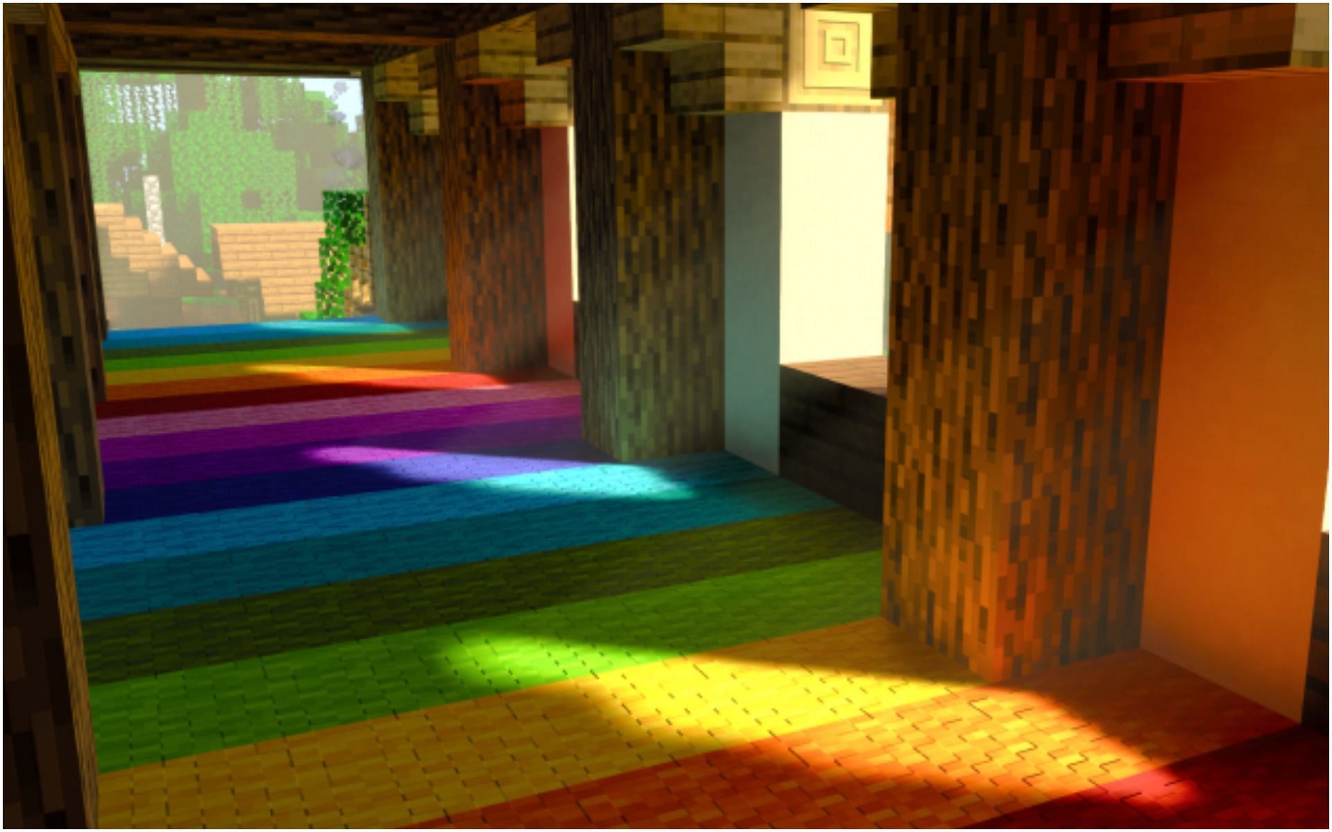 Bedrock Raytracing! Defined PBR shaders working with Minecraft