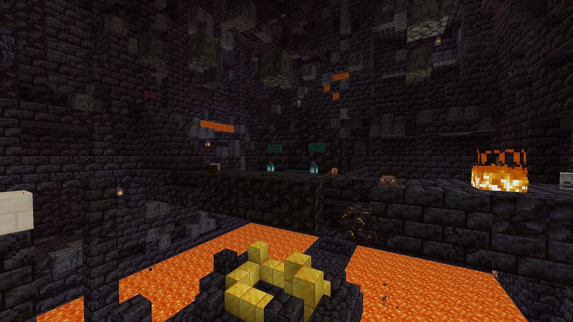 Bastion remnants can have the apple (Image via Mojang)