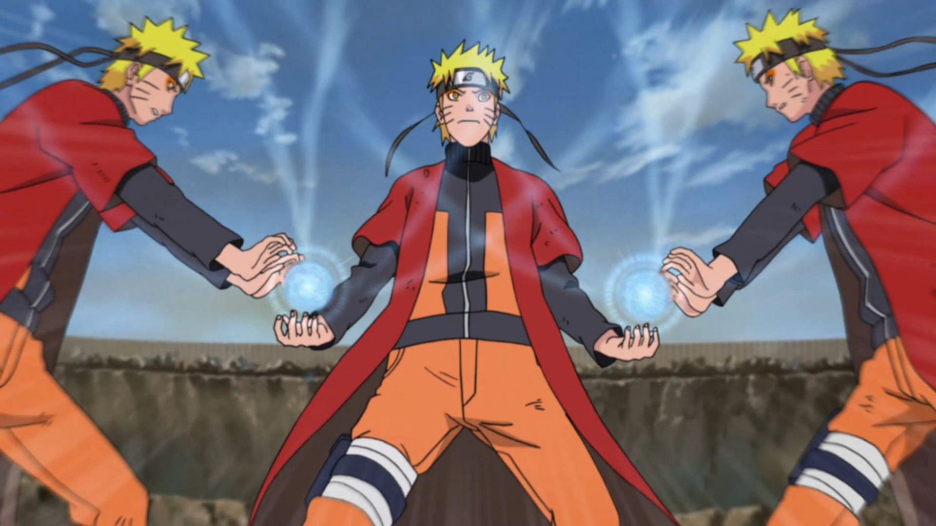 Naruto forming two Rasengans (Image via Studio Pierrot)