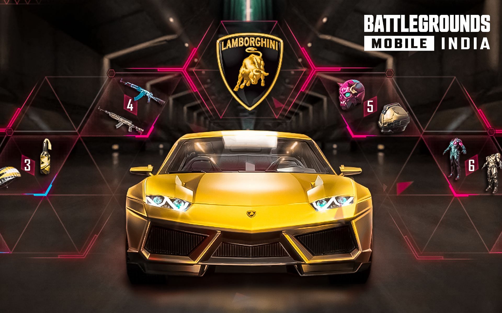 Spending UC to obtain the new Lamborghinis in BGMI (Image via Sportskeeda)