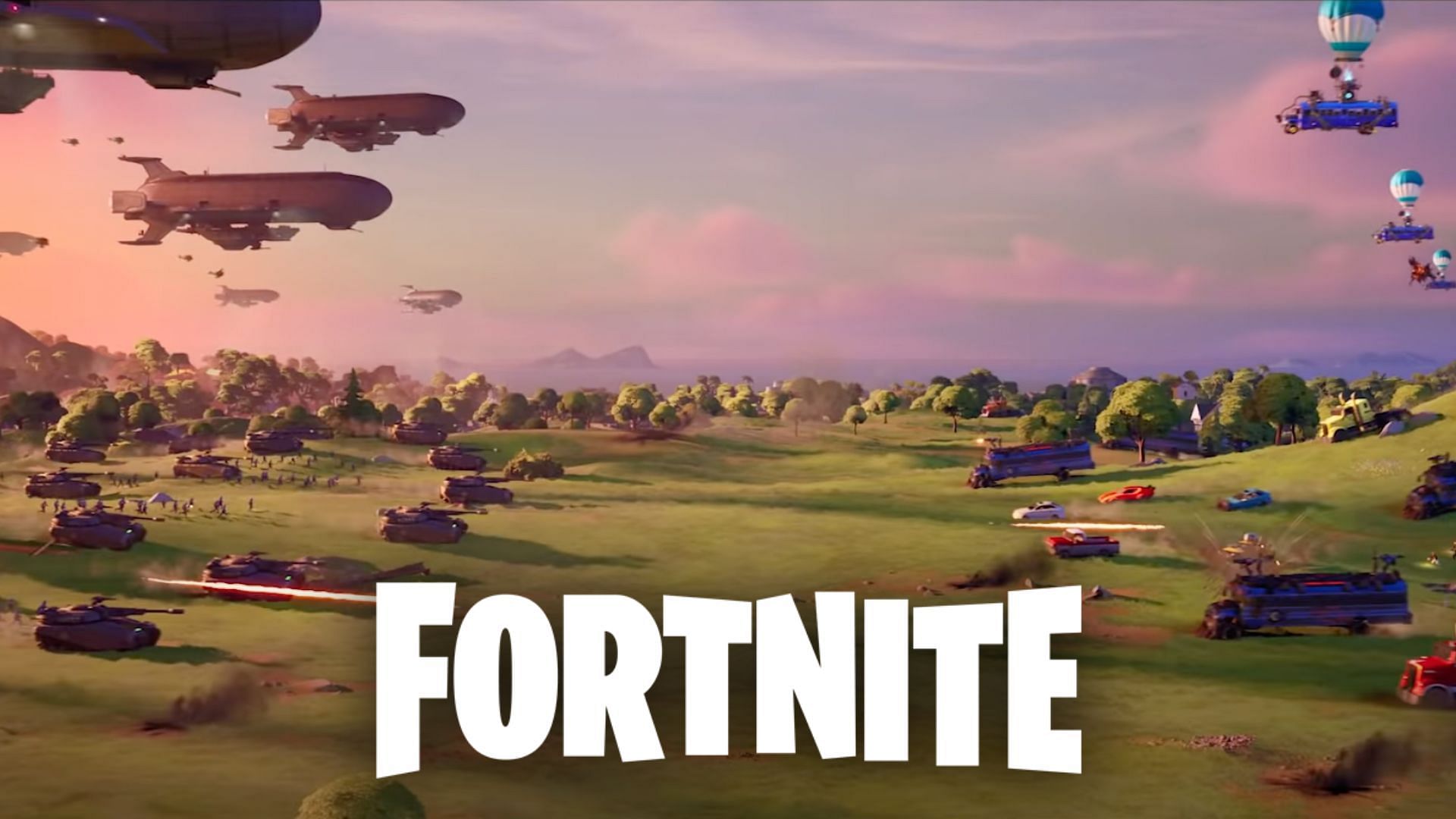 Tanks and Helicopters in Fortnite Chapter 3 Season 2 (Image via Fortnite/YouTube)