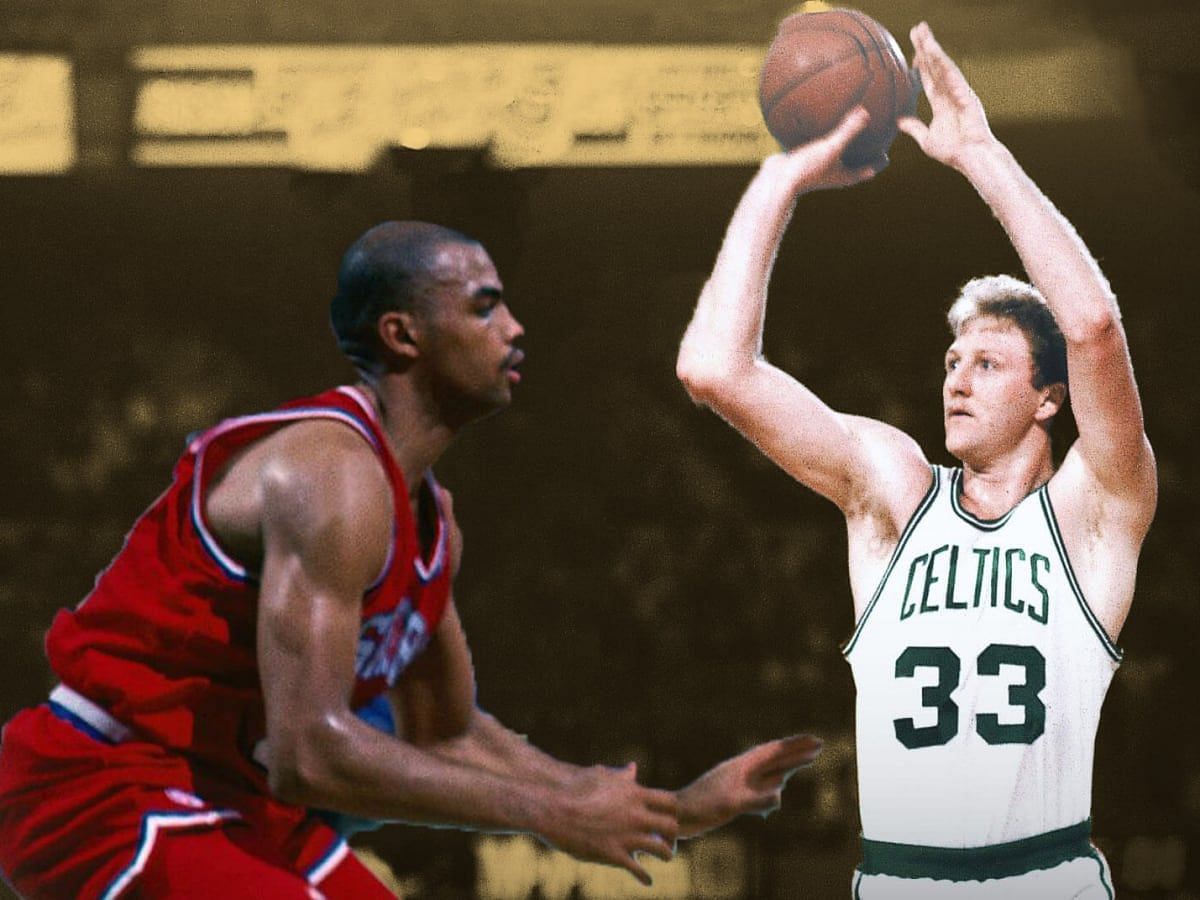 Charles Barkley struggled to win against Larry Bird in the 80s. [Photo: Basketball Network]