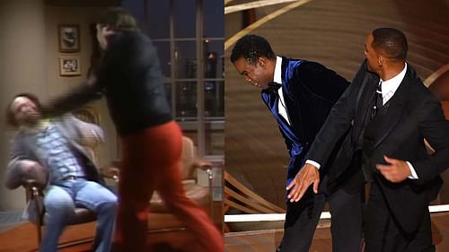 Jerry "The King" Lawler (above) and Andy Kaufman had a ground-breaking feud not to be compared to the Chris Rock-Will Smith Academy Award mess!