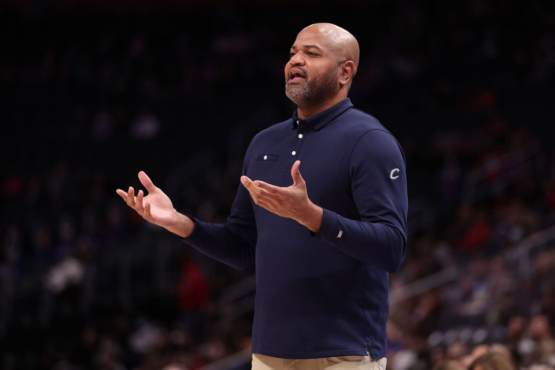 Head coach JB Bickerstaff of the Cleveland Cavaliers