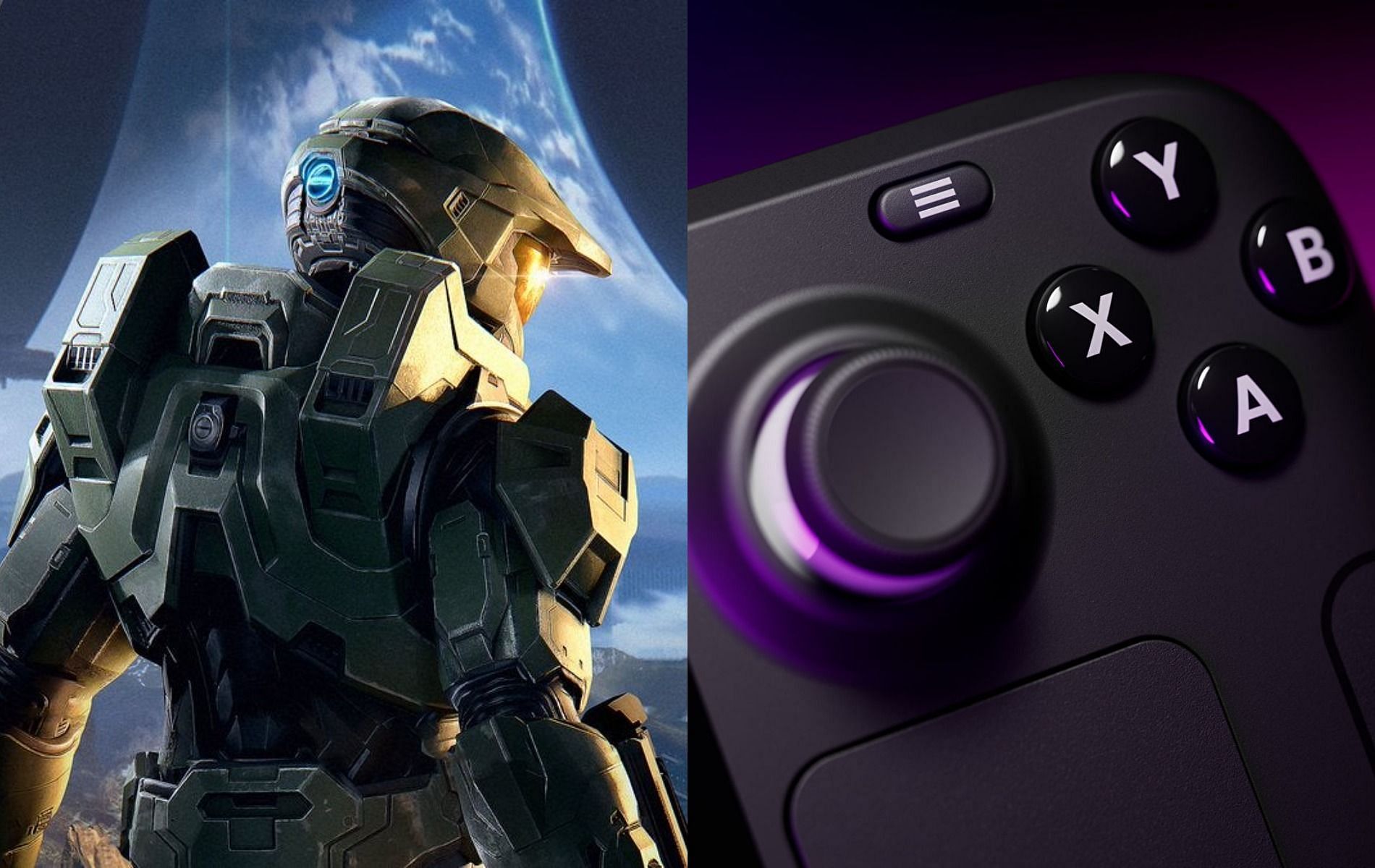 Valve is still working on adding support for Halo Infinite on the Deck (Images via Halo Infinite and Valve)
