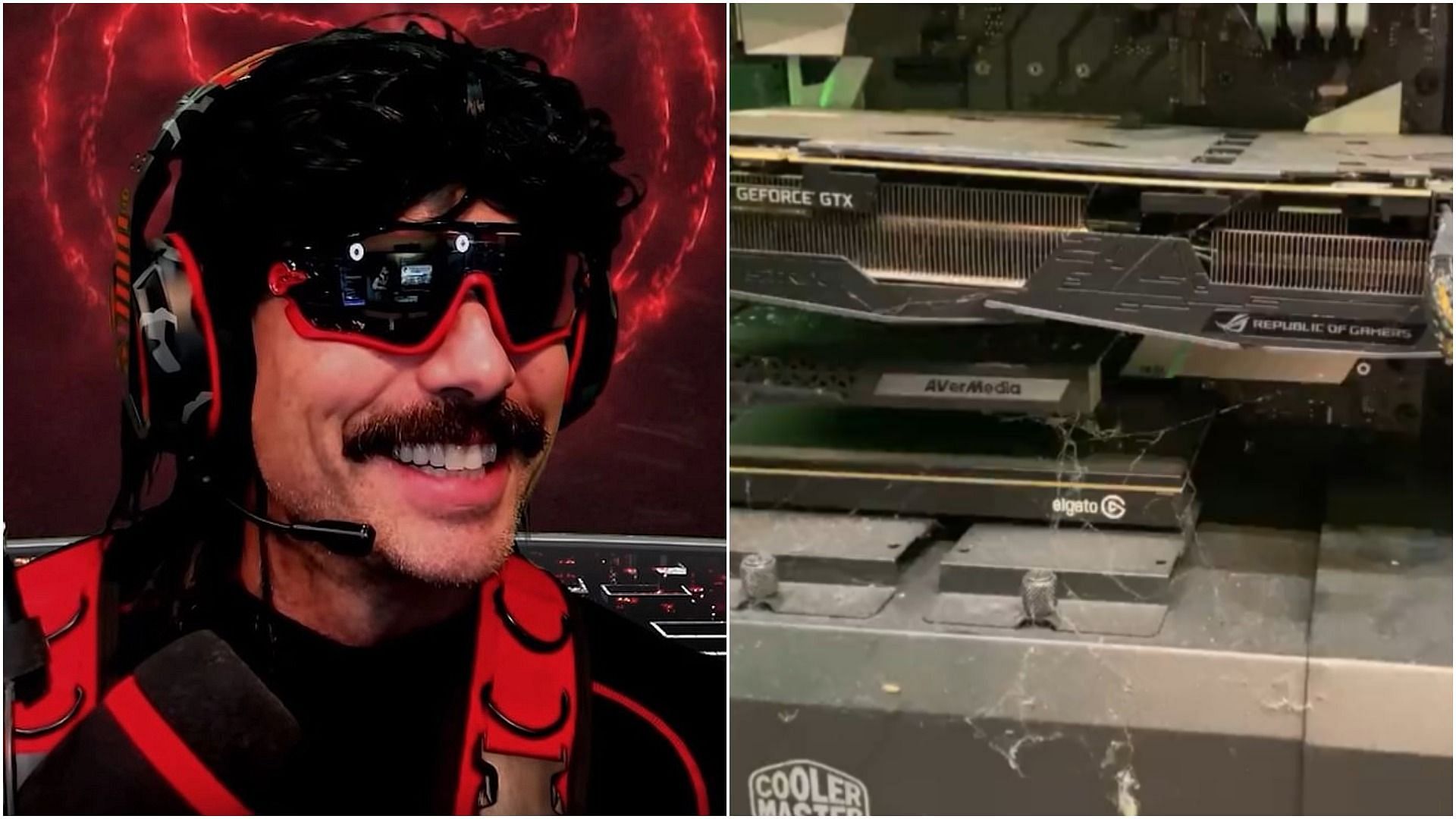 Dr Disrespect shares video of his dusy PC, fans left shocked (Image via Sportskeeda)