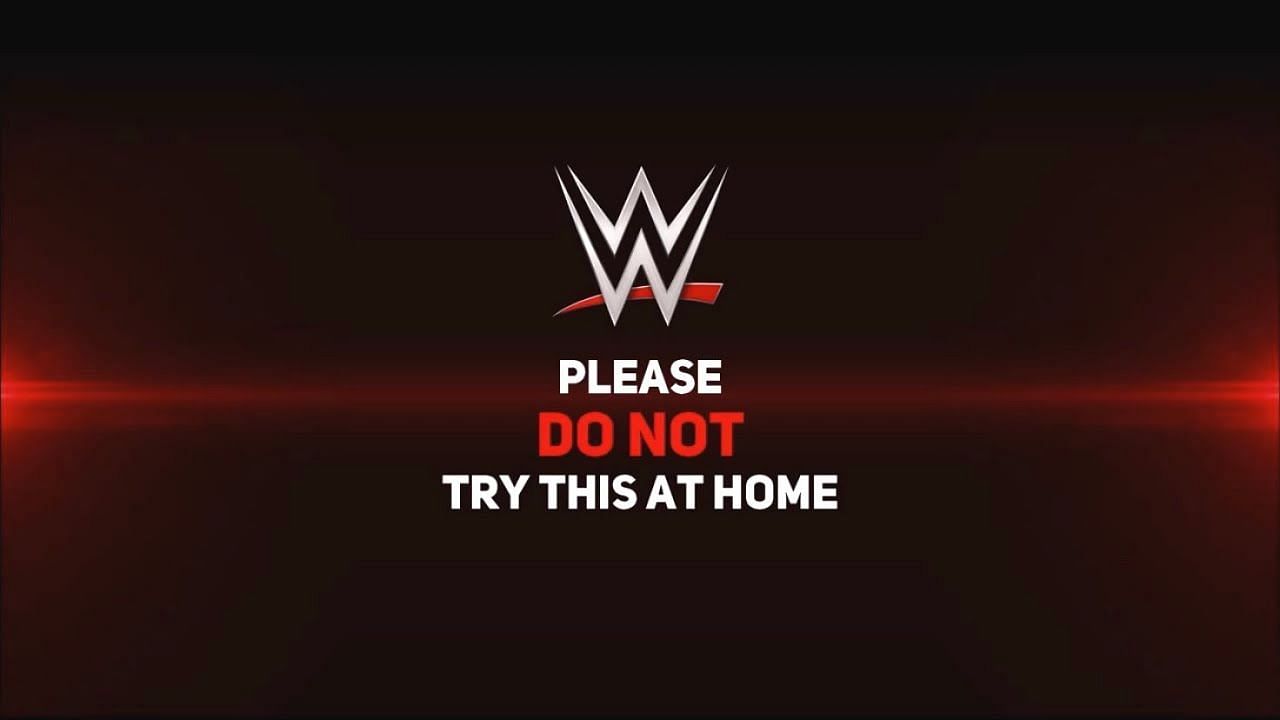 WWE&#039;s warning to viewers, urging them to not try what they see at home