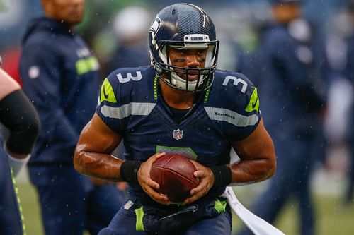 Denver Broncos quarterback Russell Wilson