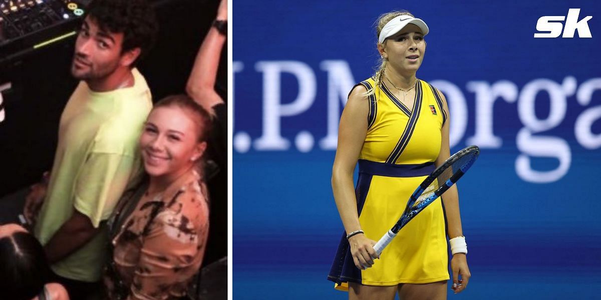 Amanda Anisimova has denied claims she is dating Matteo Berrettini