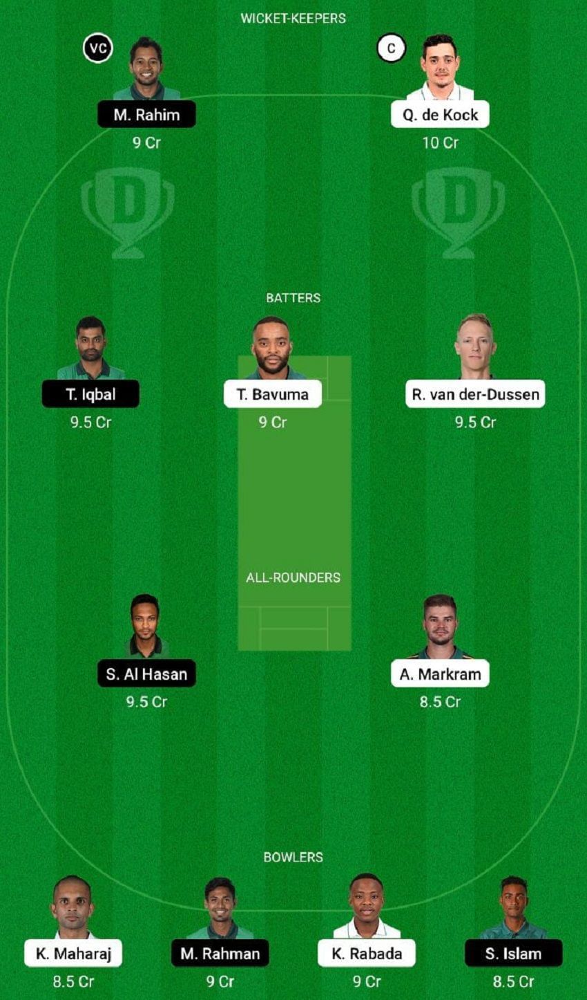 SA vs BAN Dream11 Fantasy Tip #2