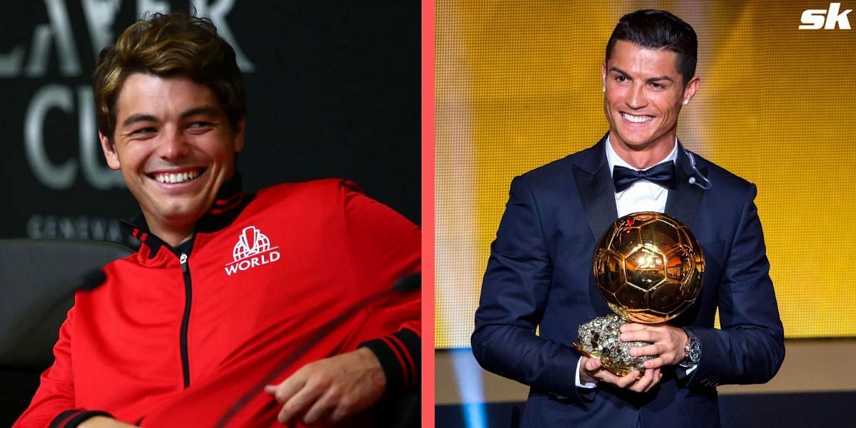 Taylor Fritz revealed that he was a long-time fan of football legend Cristiano Ronaldo
