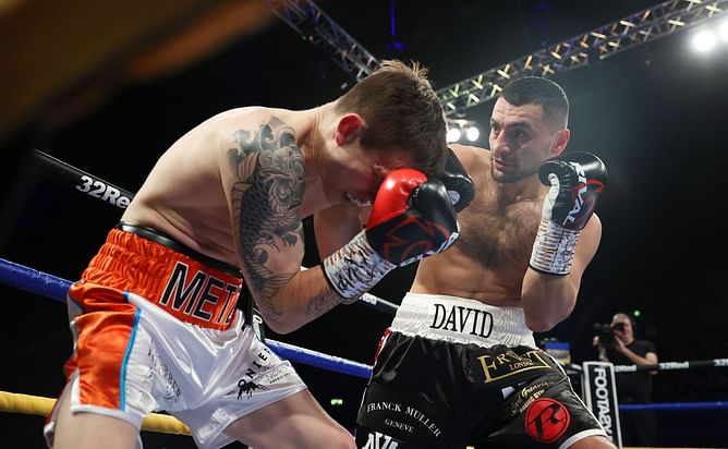 David Avanesyan dismantles and stops Oskari Metz in the first round