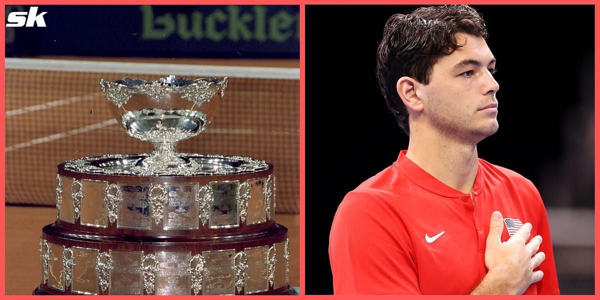 Taylor Fritz (R) will lead Team USA&#039;s charge in the Davis Cup Qualifiers