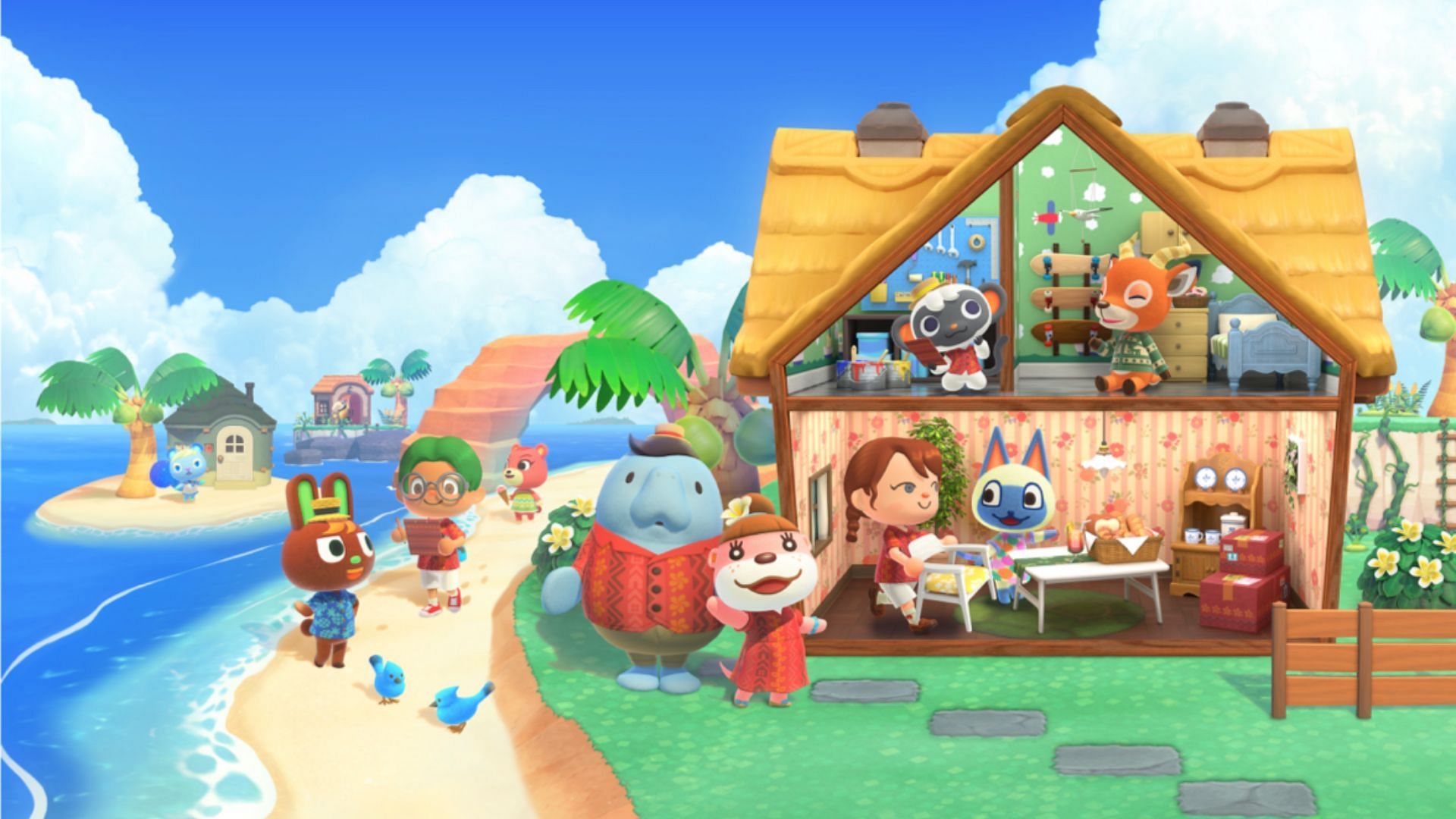 Does Animal Crossing: New Horizons allow players to expand their islands? (Image via Animal Crossing)