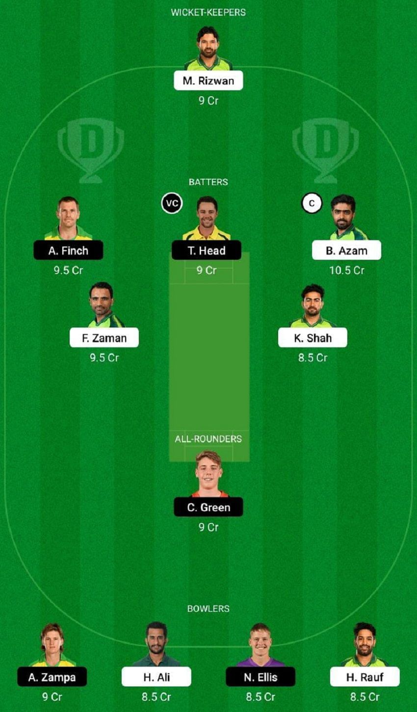 PAK vs AUS Dream11 Fantasy Tip #1