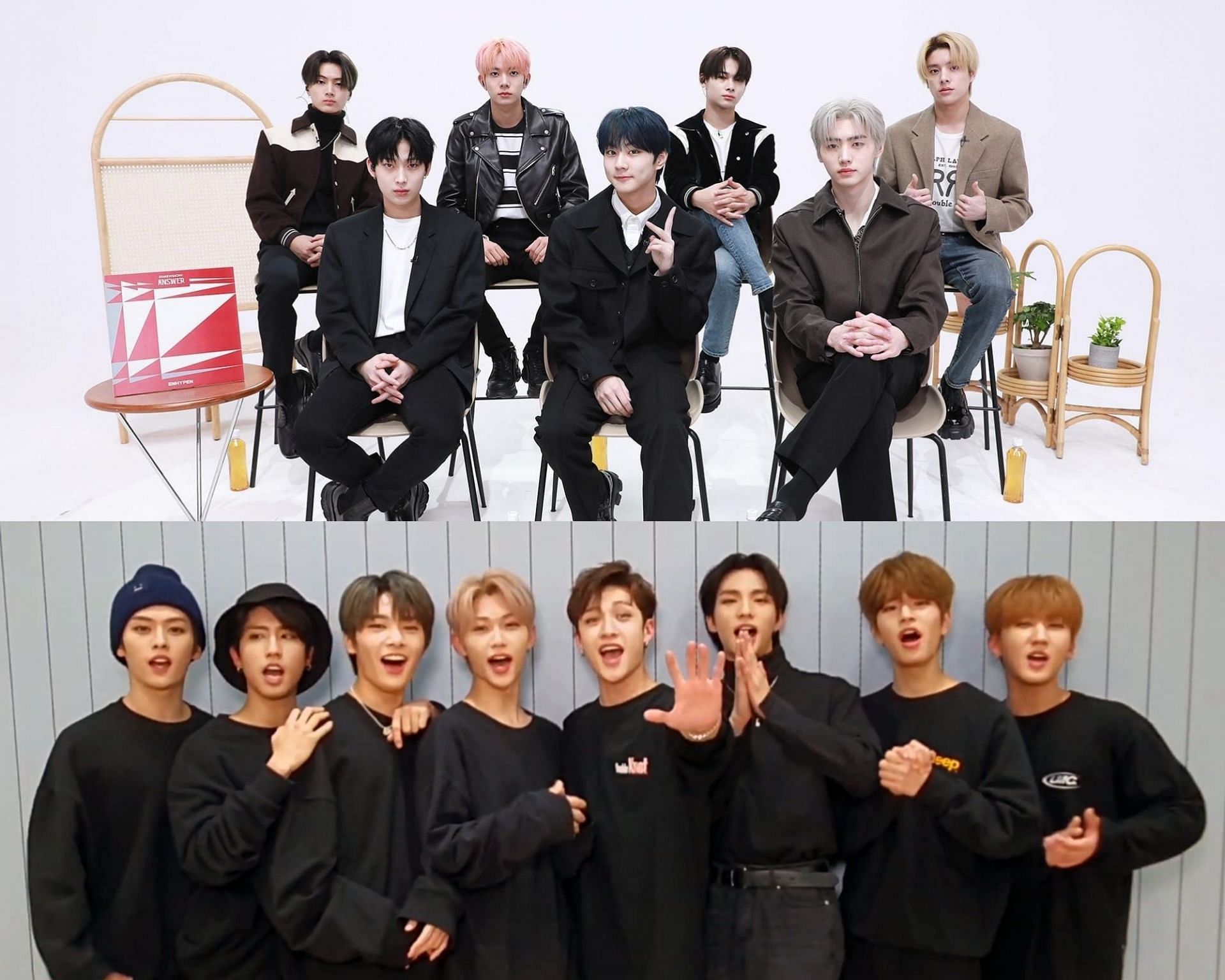 ENHYPHEN &amp; Stray Kids , (Image via Forbes/Wikipedia)